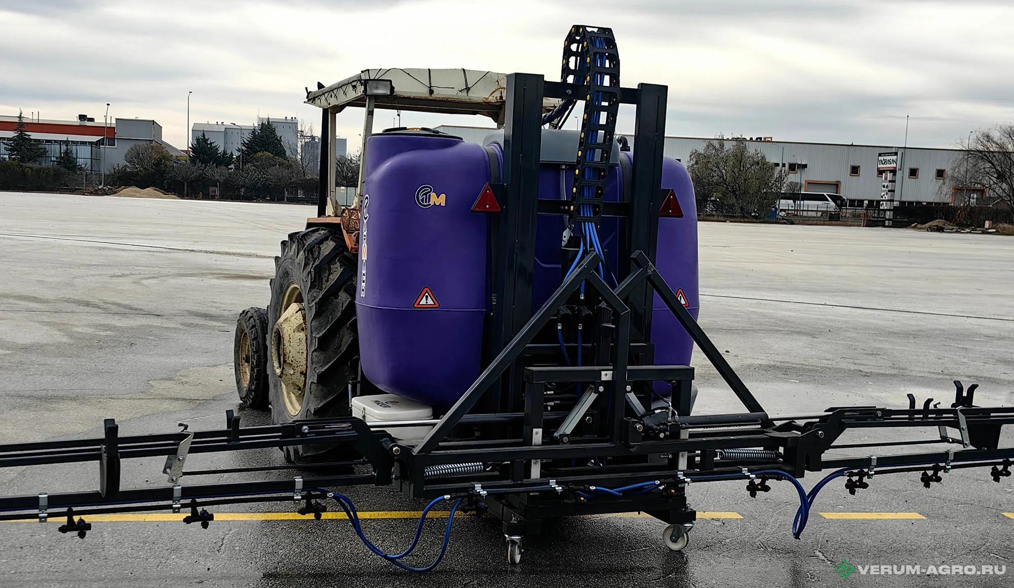 Опрыскиватели прицепные - YBS PUMP VEGA 1000/15, опрыскиватель навесной с полной гидравликой, компьютер BARS 5