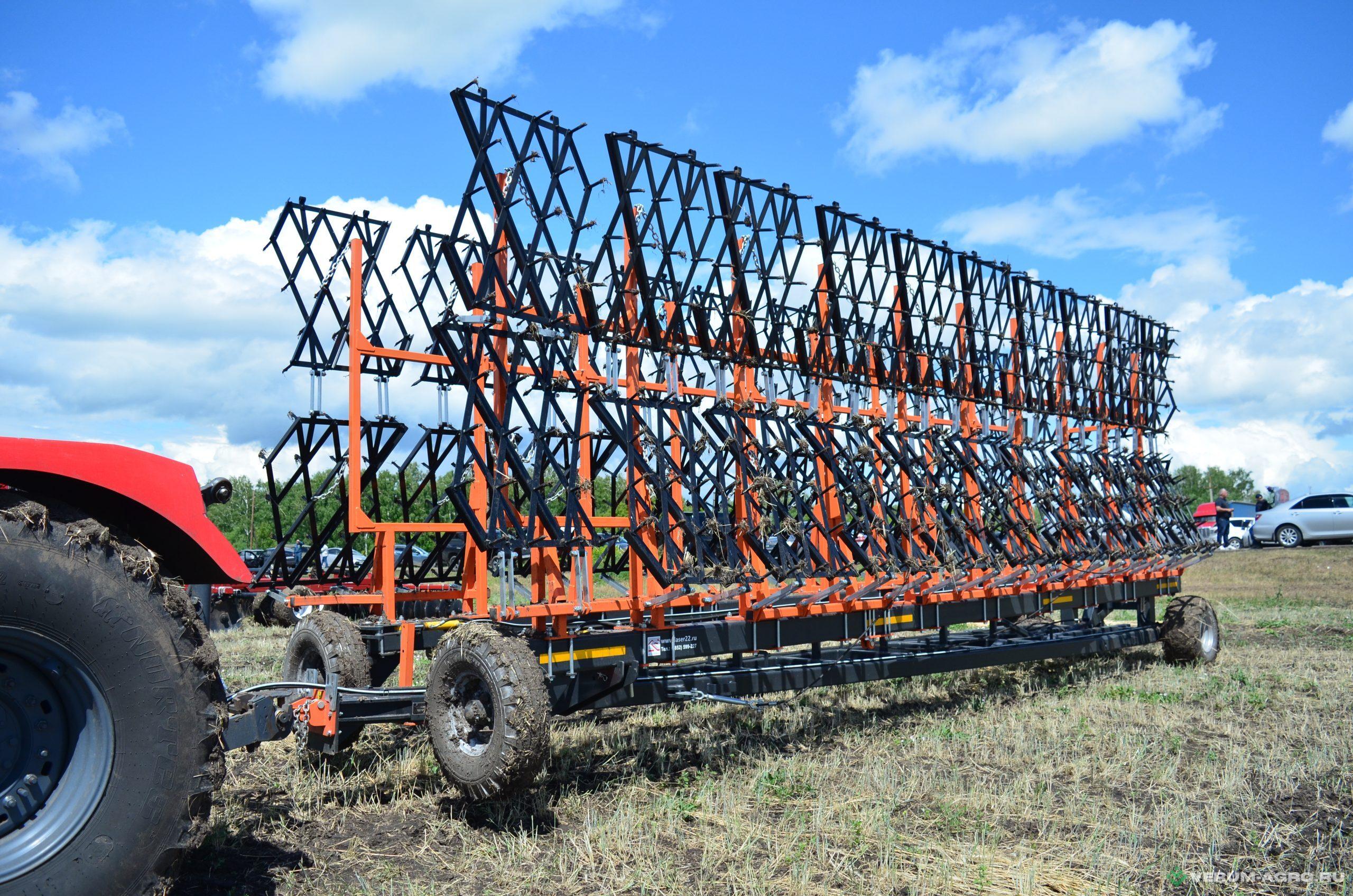 Бороны - АЛЗАМ БОРОНА ЗУБОВАЯ LINTA двухрядная (БЗП-18-01) 