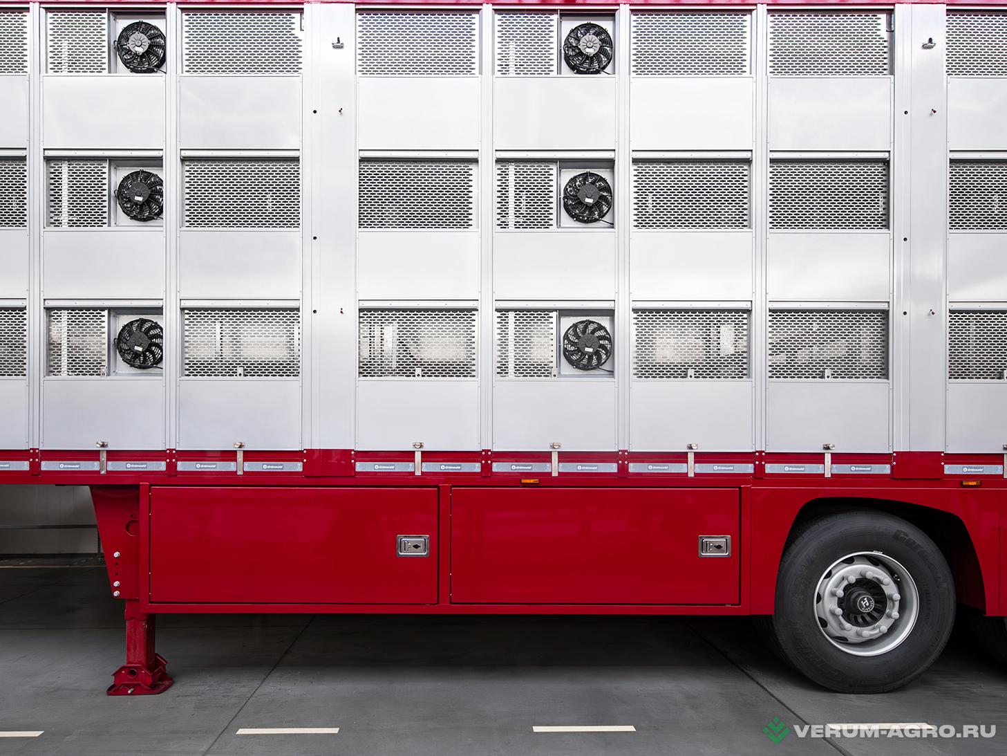 Полуприцепы - GRUNWALD Gr.LS Для перевозки скота, свиней, МРС