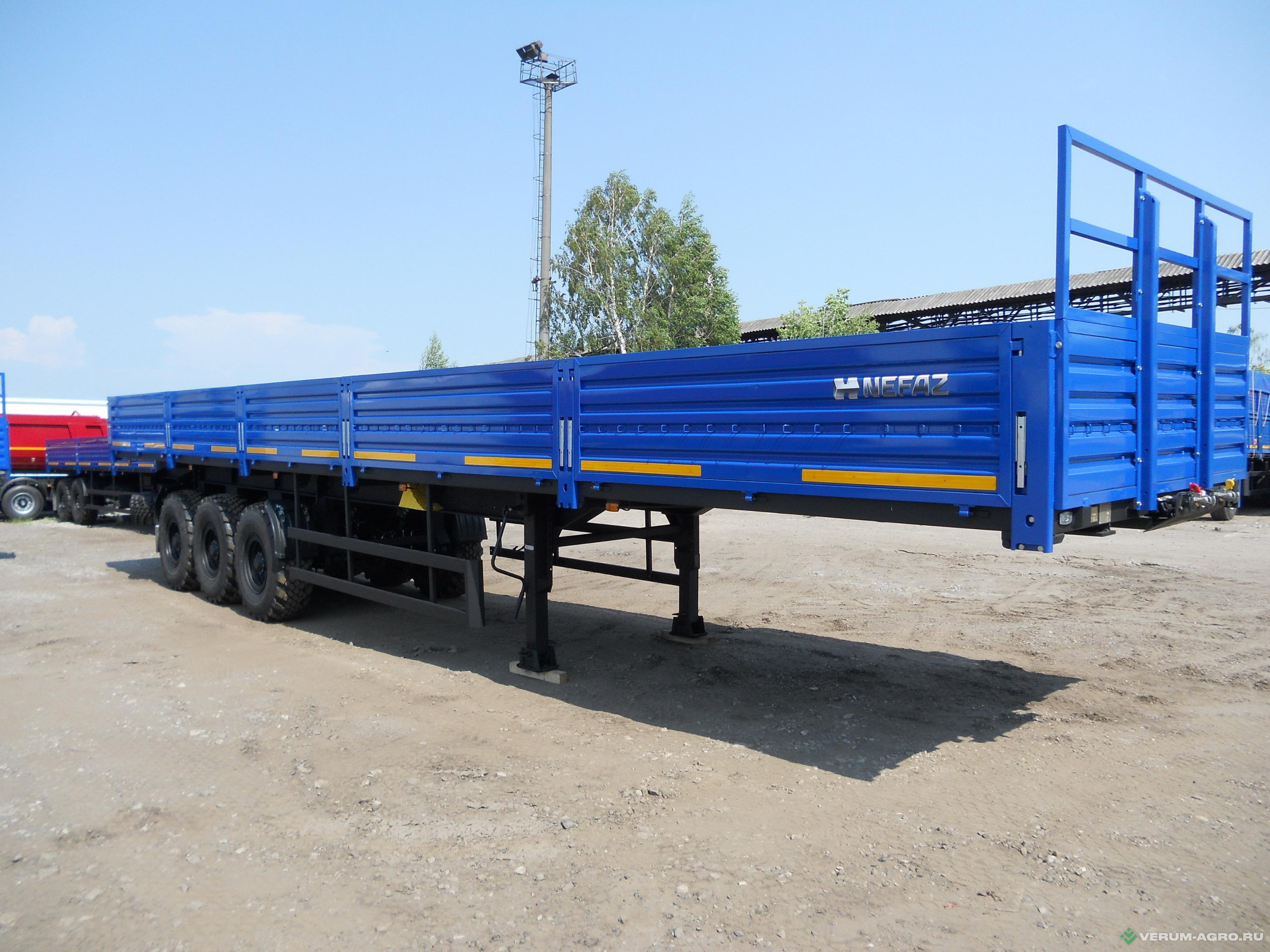 Полуприцепы - ТЗА 588513-0812150-07, 3 оси PLANT, высота ССУ 1540 мм шины 425/85R21, длина 13,6 м