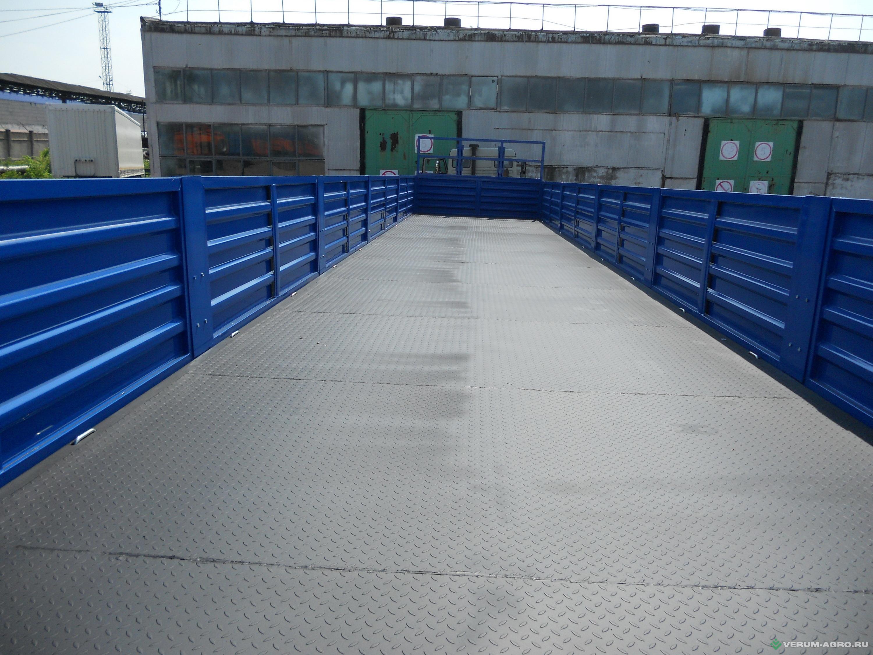 Полуприцепы - ТЗА 588513-0812150-07, 3 оси PLANT, высота ССУ 1540 мм шины 425/85R21, длина 13,6 м