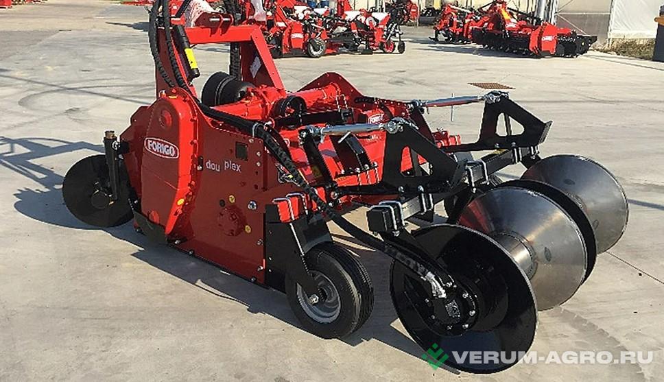 Прочее - FORIGO Грядообразователь D45-130,  гидравлический каток под морковь (2 гребня), 2-х роторный