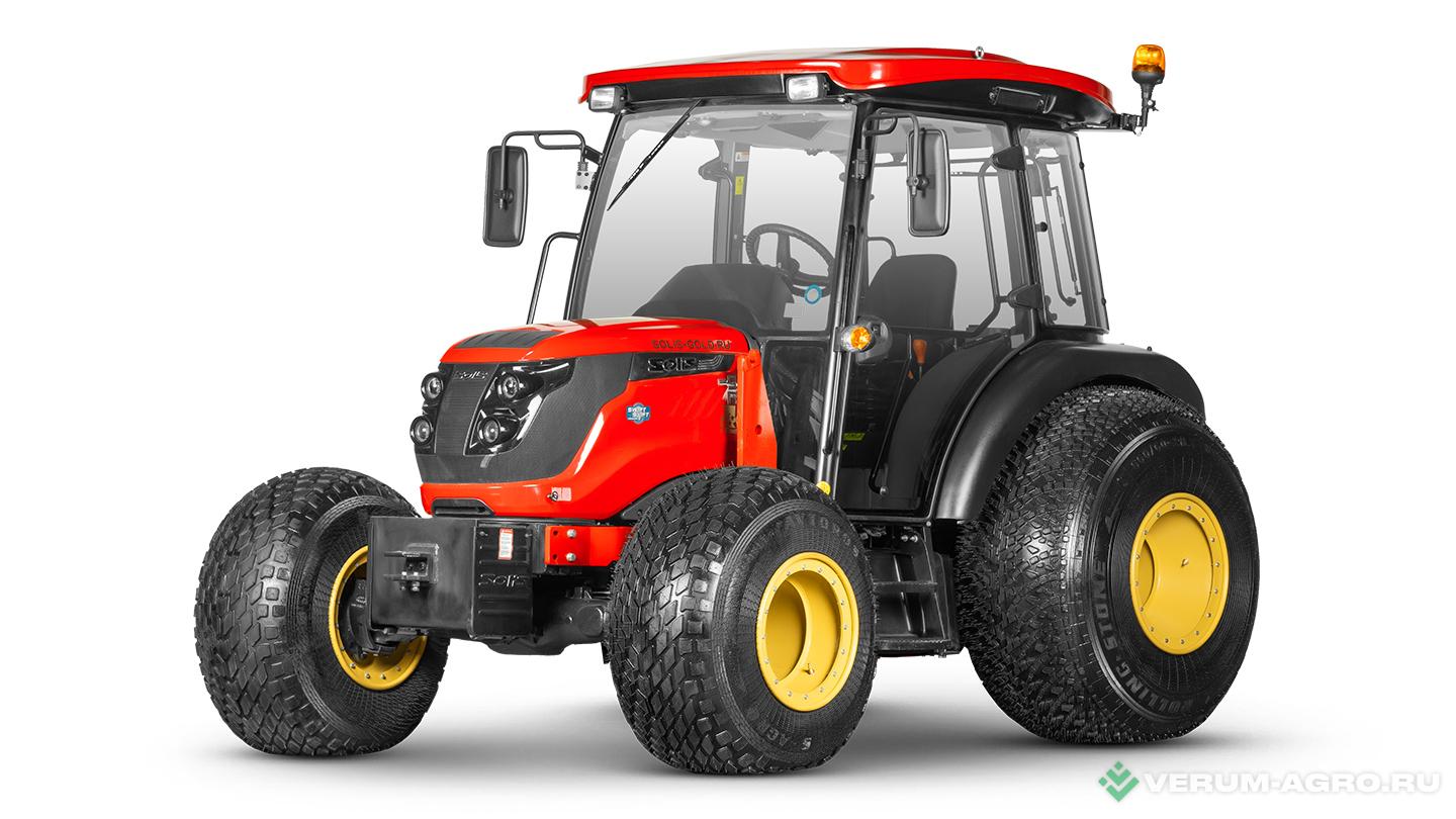Колесные тракторы - SOLIS 50C A/C 4х4 8+2 Turf 660/60 21 LT 