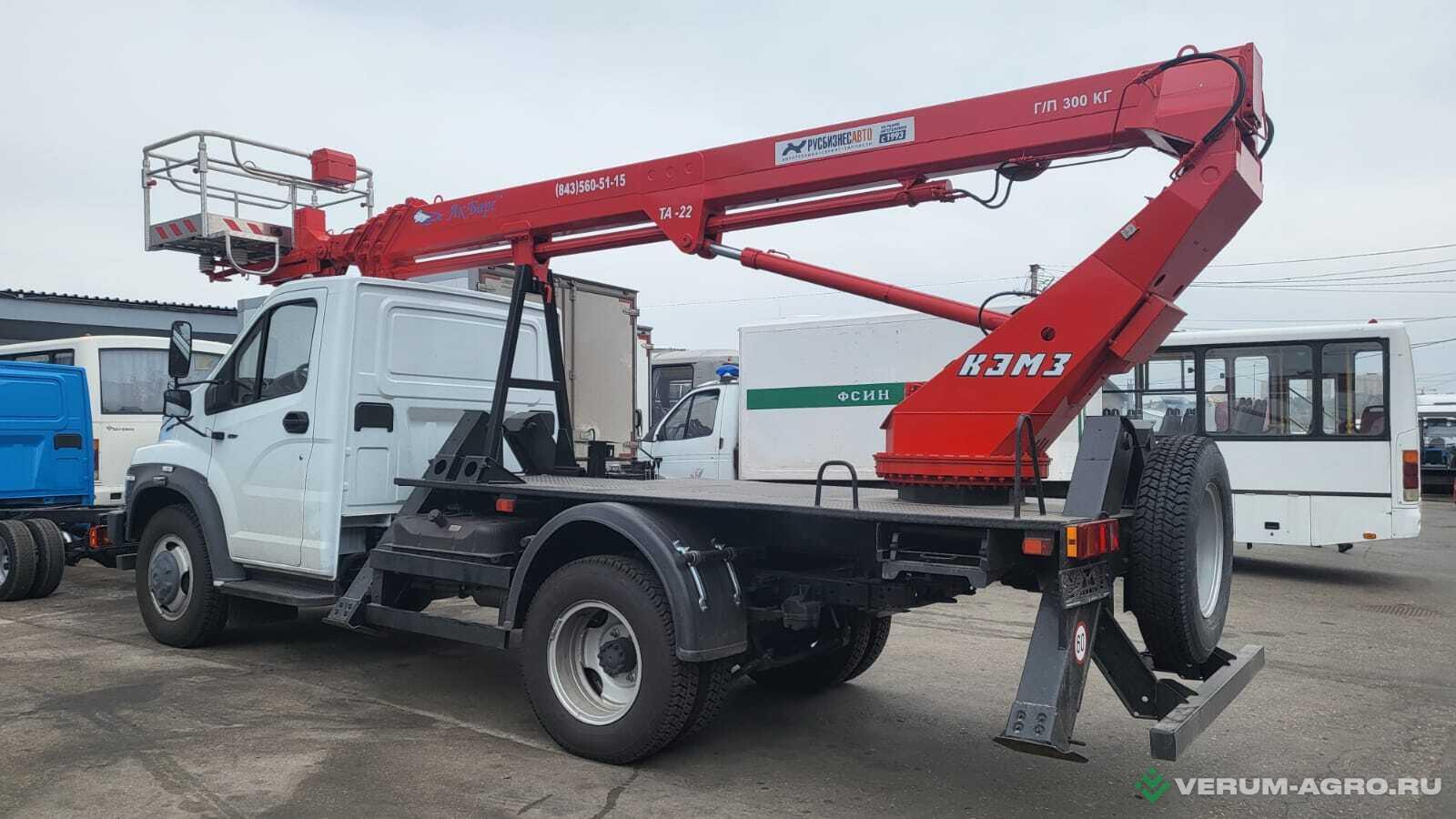 Грузовой автотранспорт - ГАЗ Газон-Некст Автогидроподъёмник КЭМЗ ТА-22  C41R13 