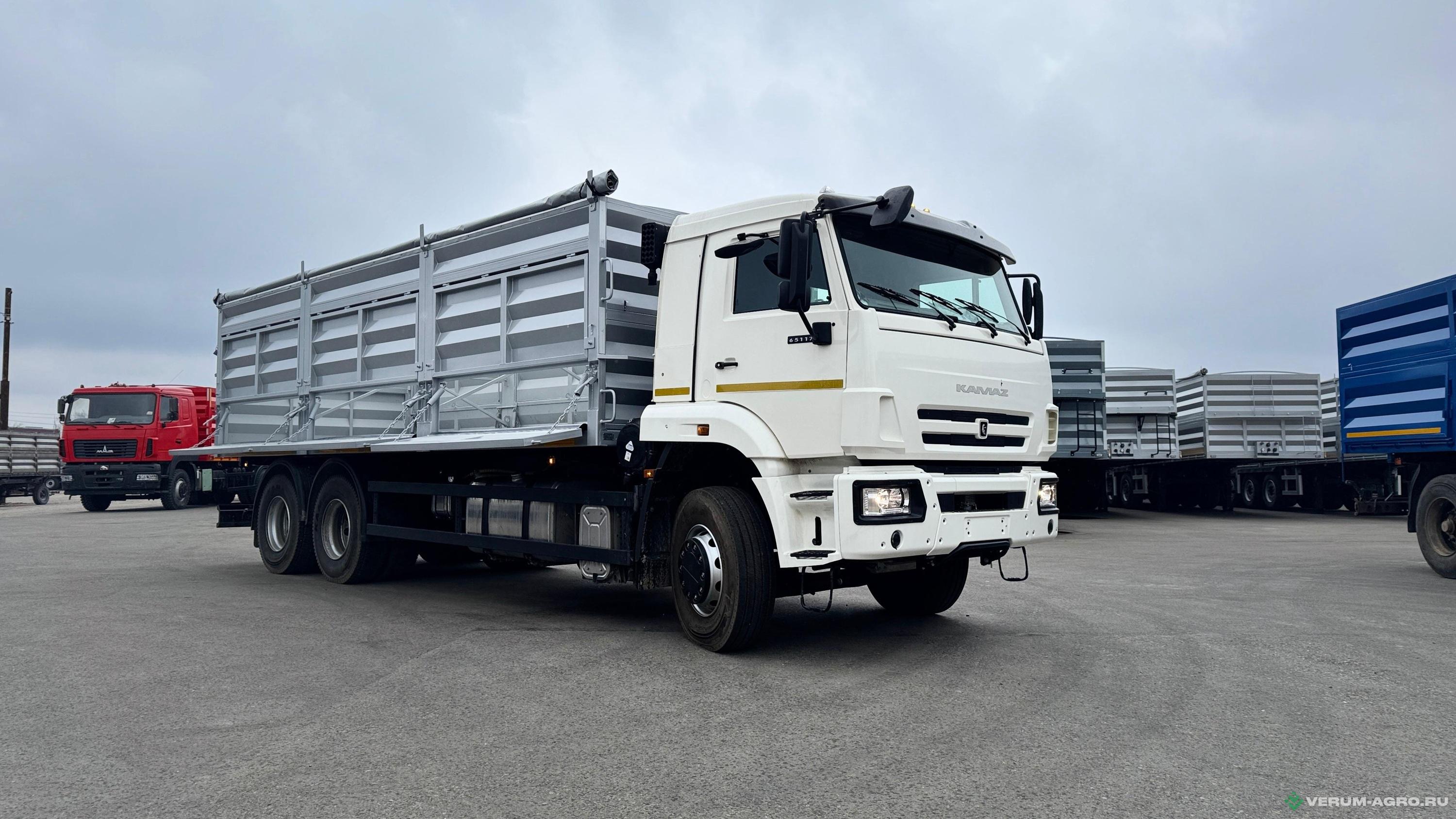 Грузовой автотранспорт - КАМАЗ 653511 самосвал зерновоз