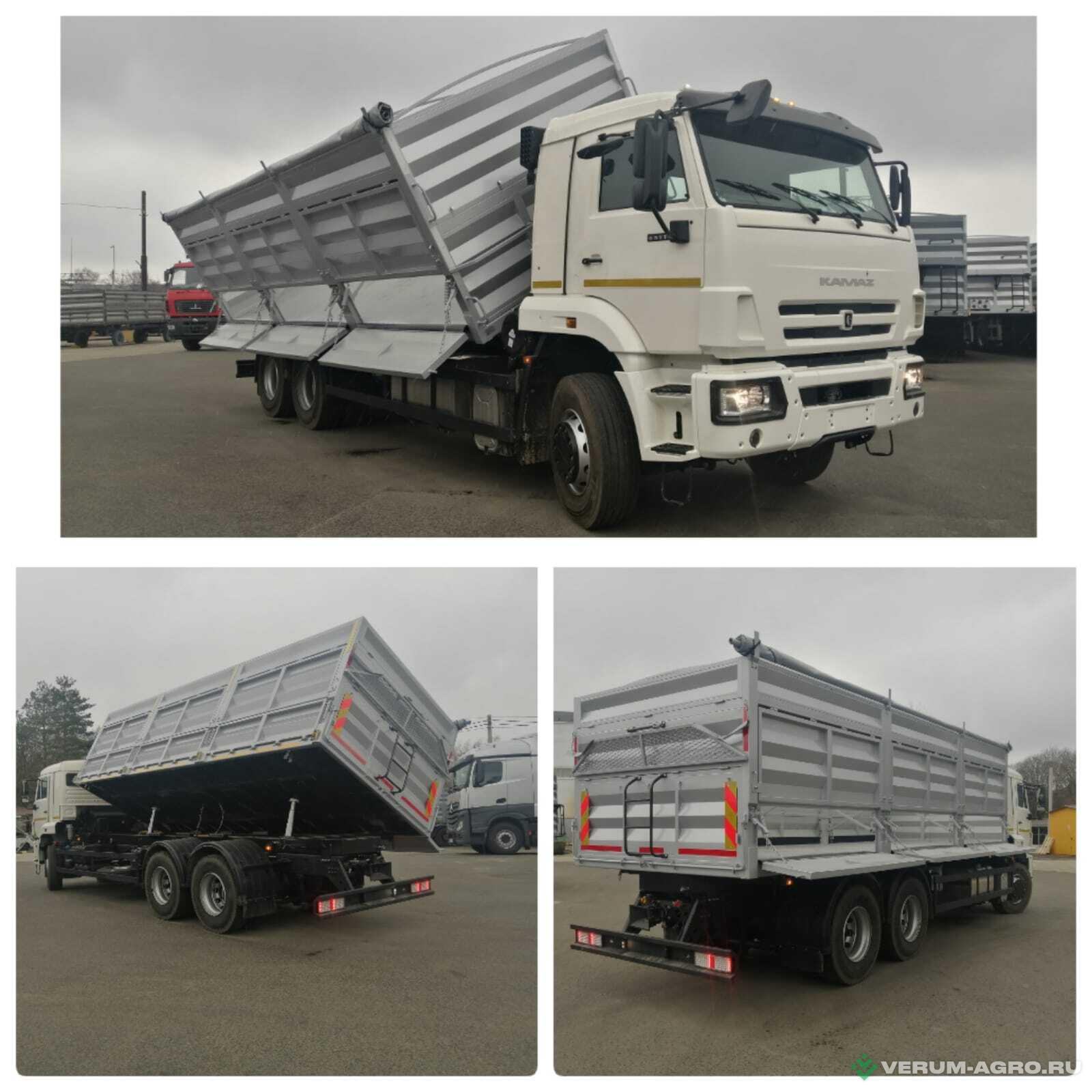 Грузовой автотранспорт - КАМАЗ 653511 самосвал зерновоз