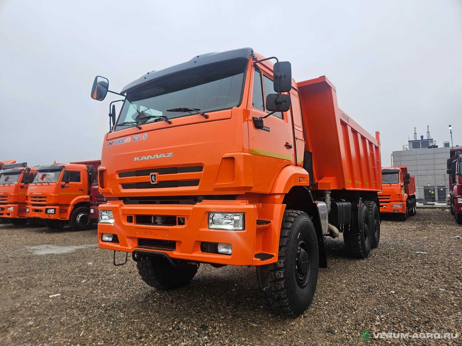 Грузовой автотранспорт - КАМАЗ Самосвал 65222 (полный привод, вездеход 6х6) 