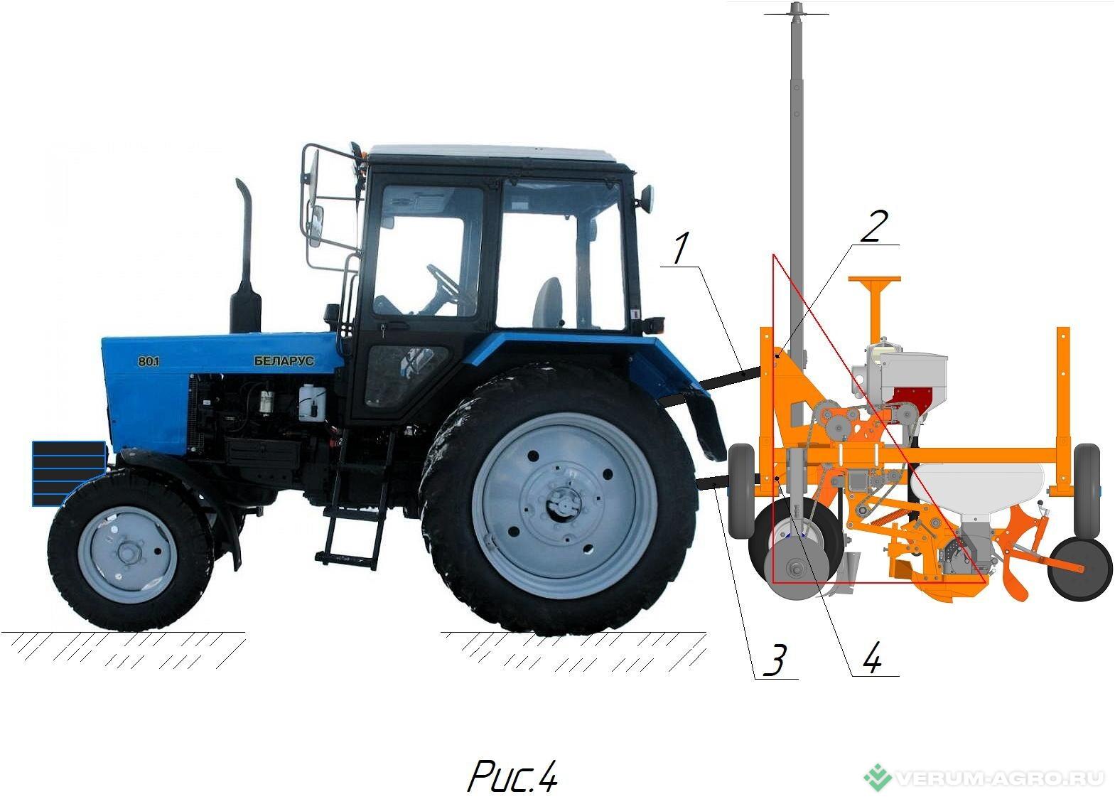 Сеялки - БЕЛАГРОМАШ Сеялка пропашная СП-6