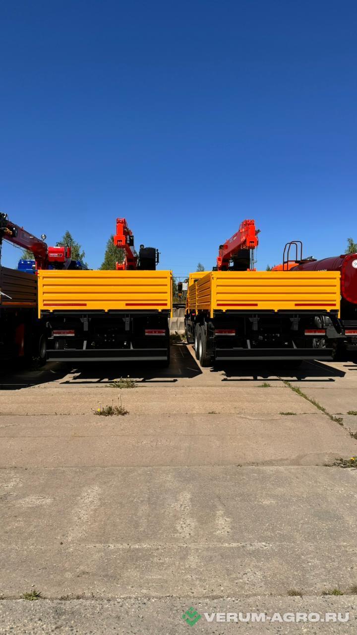 Грузовой автотранспорт - КАМАЗ Бортовой 65116-56 с КМУ Kanglim 1256 