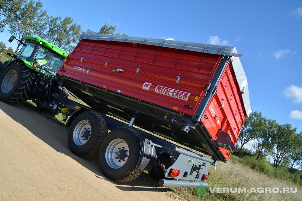 Прицепы для с/х техники - METAL-FACH Т-730/2 тракторный самосвальный