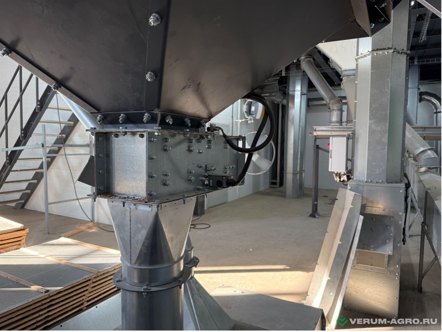 Прочее - БАЗУ-РУСЬ Шиберная задвижка позиционная для регулирования потока зерна