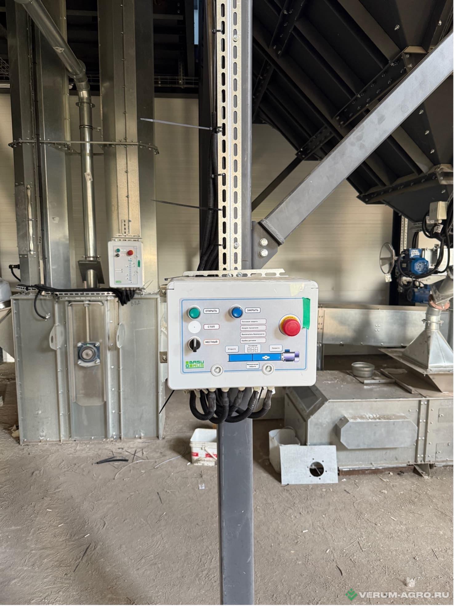 Прочее - БАЗУ-РУСЬ Шиберная задвижка позиционная для регулирования потока зерна