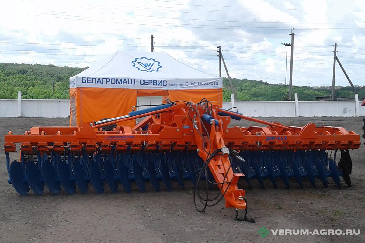 Бороны - БЕЛАГРОМАШ ДМ-6х2СП Дисковый мульчировщик 