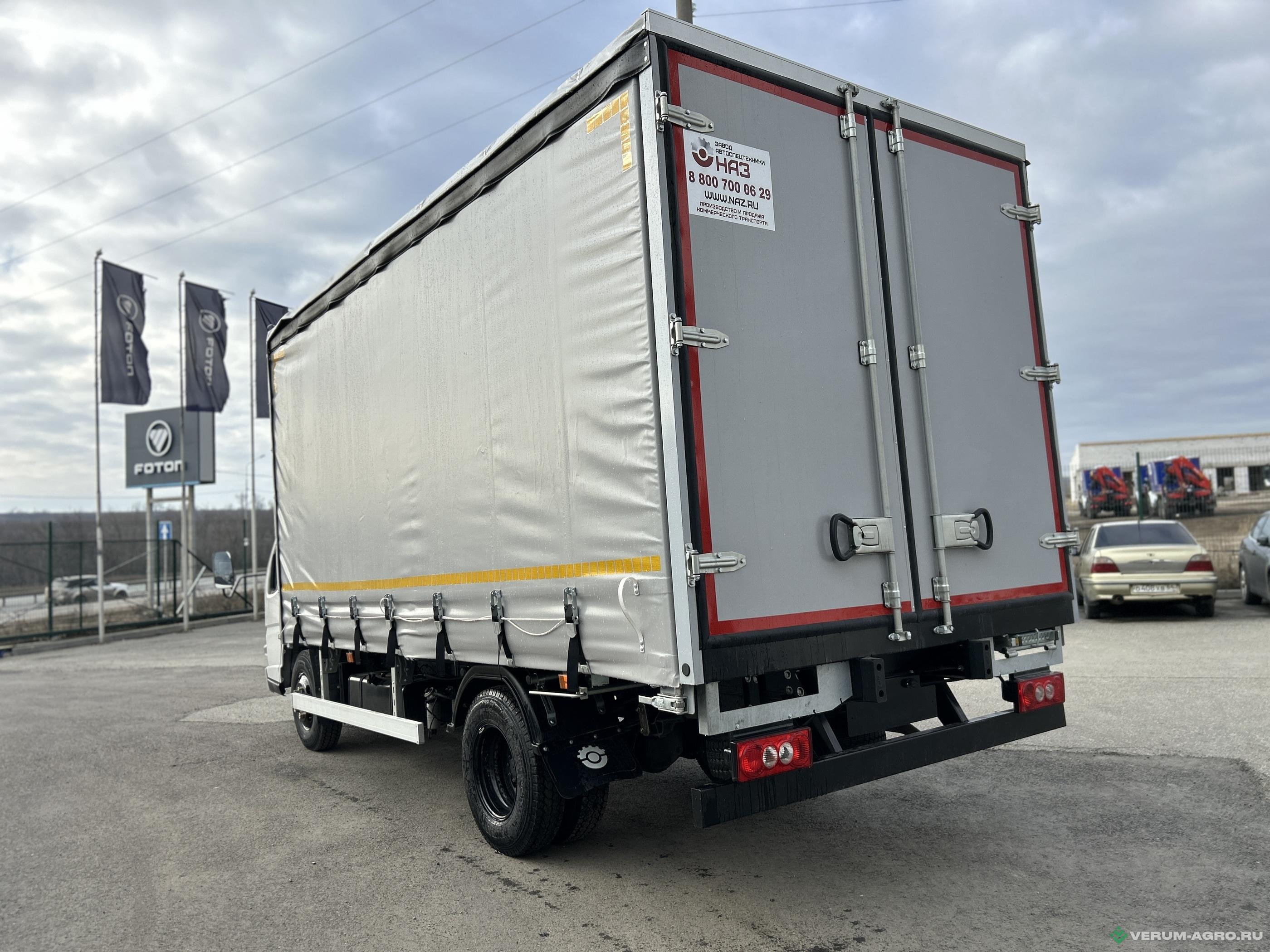 Грузовой автотранспорт - AMBERTRUCK JL 35 БОРТОВАЯ ПЛАТФОРМА СО СДВИЖНЫМ ШТОРНЫМ МЕХАНИЗМОМ