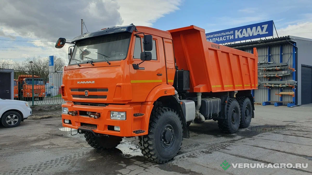 Грузовой автотранспорт - КАМАЗ 65222-26012-53 Самосвал вездеход 6х6, г/п 20 т., объем 16 куб.м