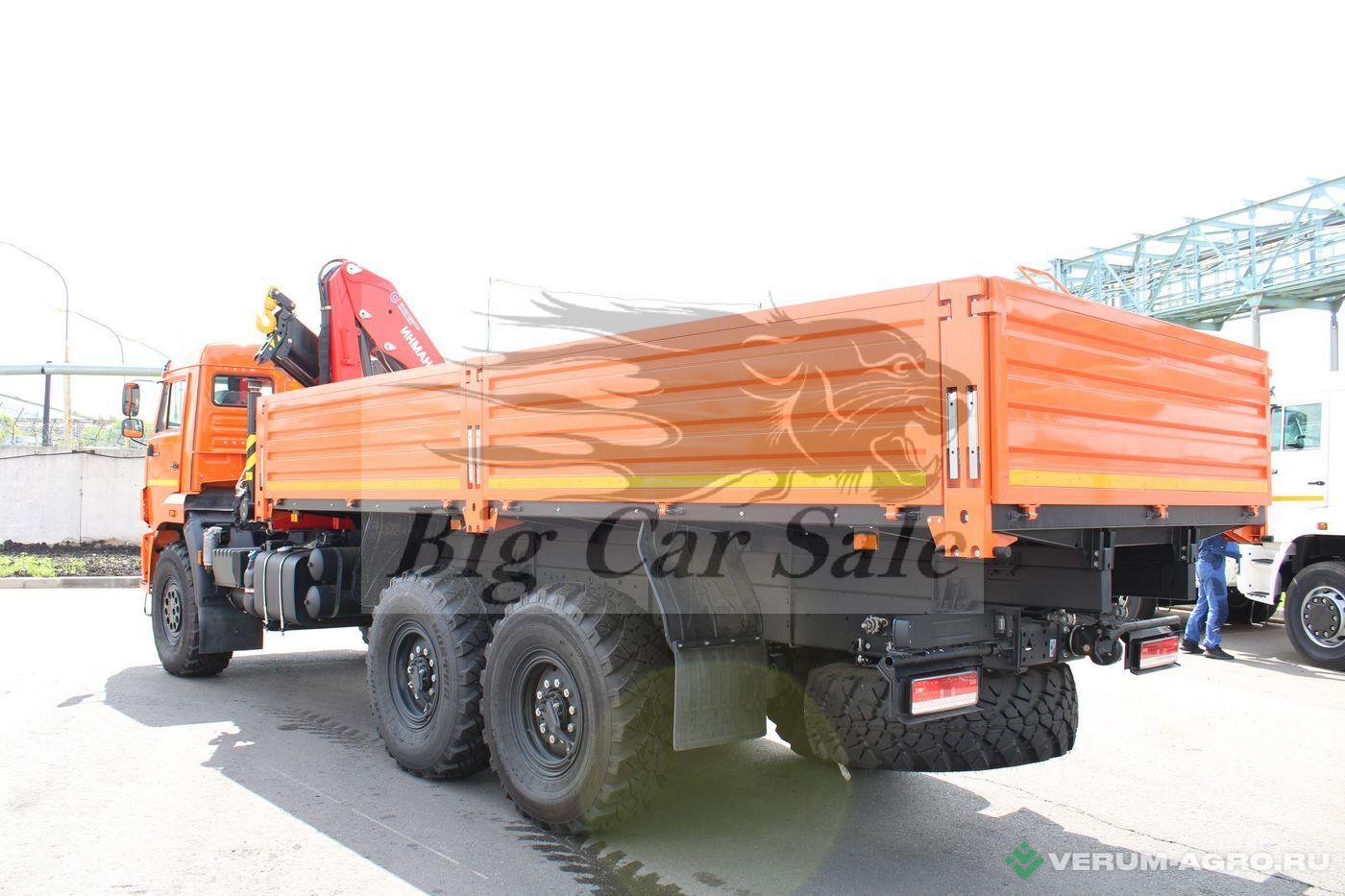 Грузовой автотранспорт - КАМАЗ Бортовой автомобиль 43118-3027-48 с КМУ ИМ-150N 