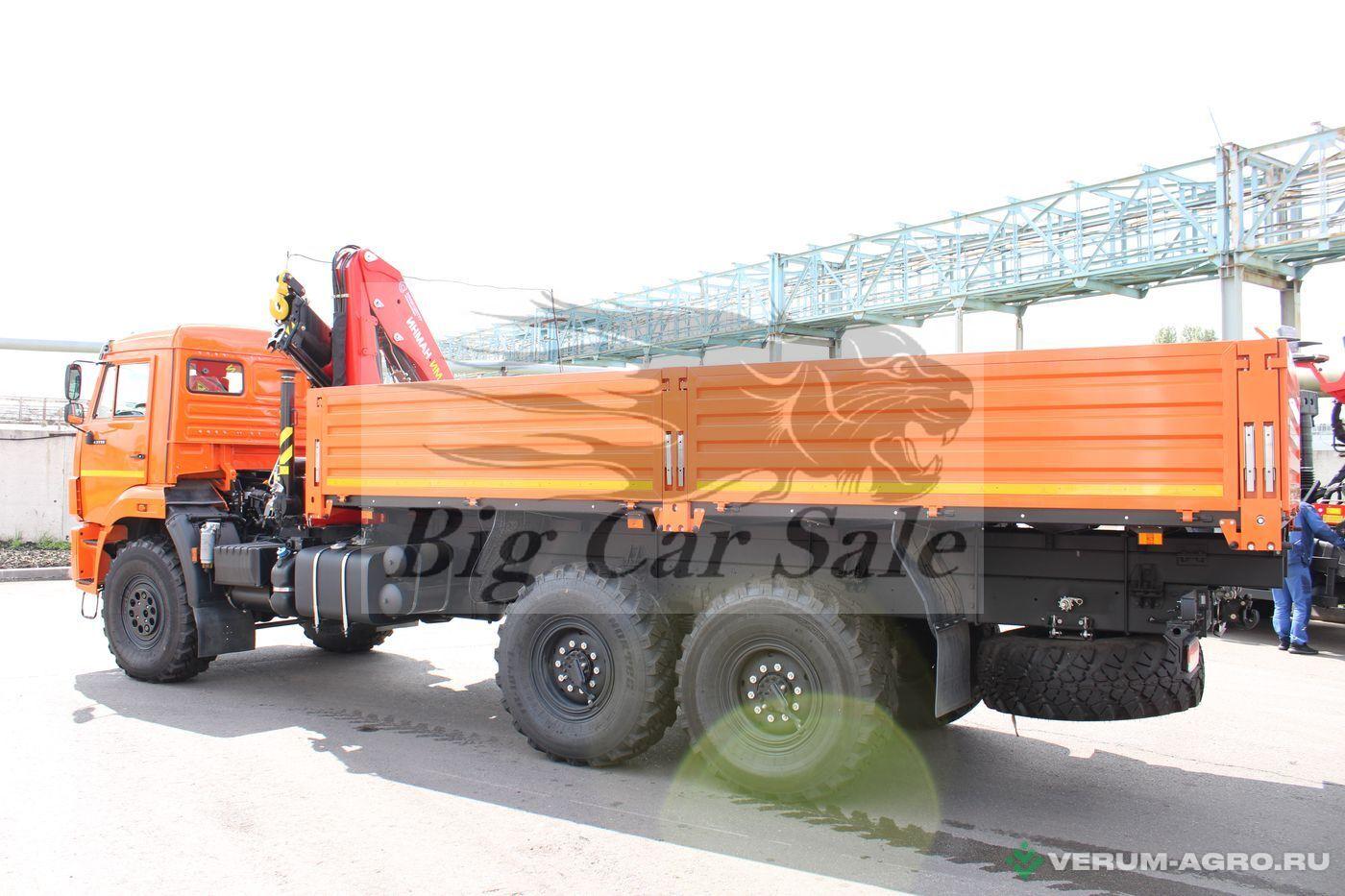 Грузовой автотранспорт - КАМАЗ Бортовой автомобиль 43118-3027-48 с КМУ ИМ-150N 