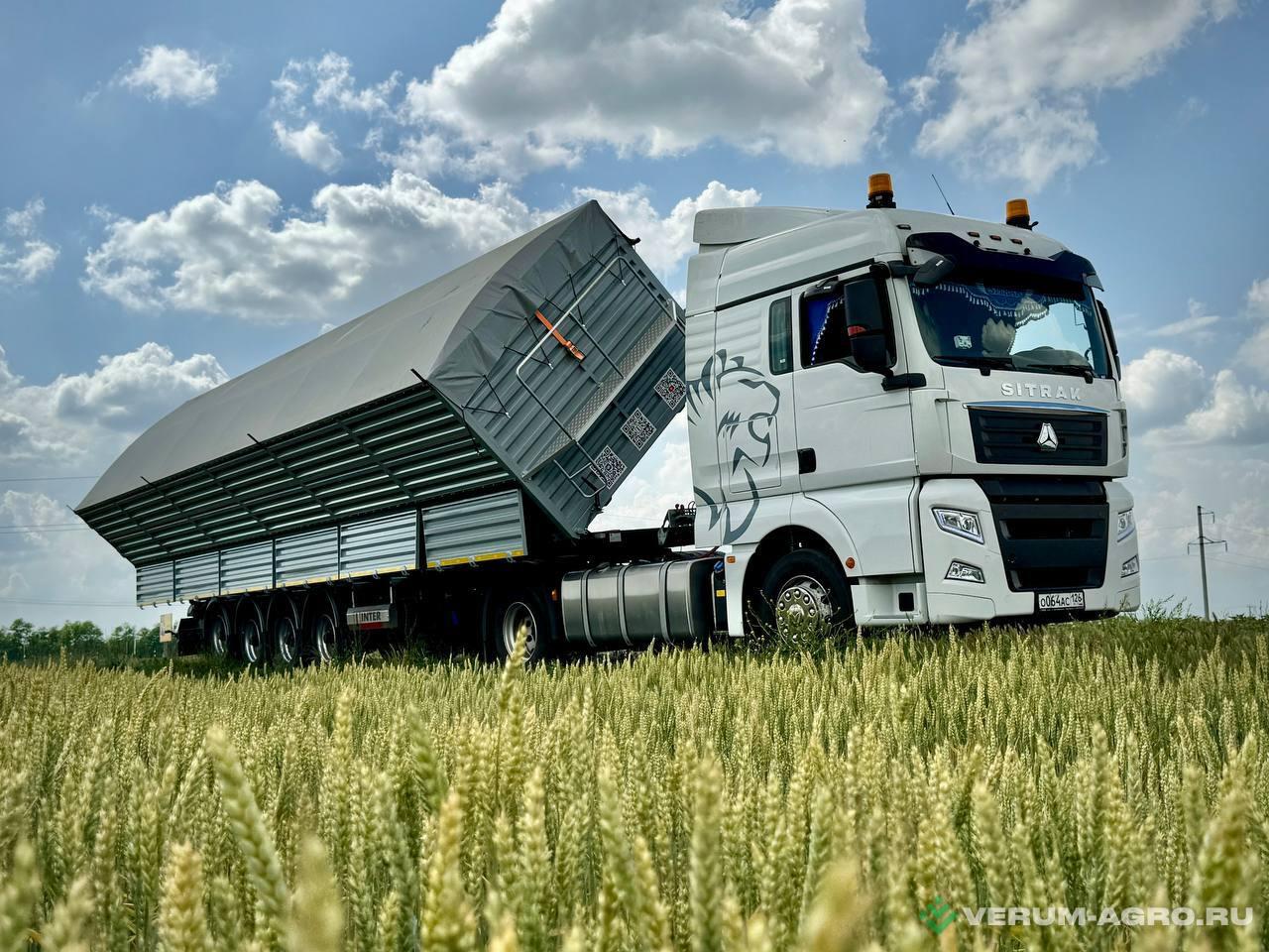 Полуприцепы - ИНТЕРПРИЦЕП ЗЕРНОВОЗ САМОСВАЛЬНЫЙ 853373 