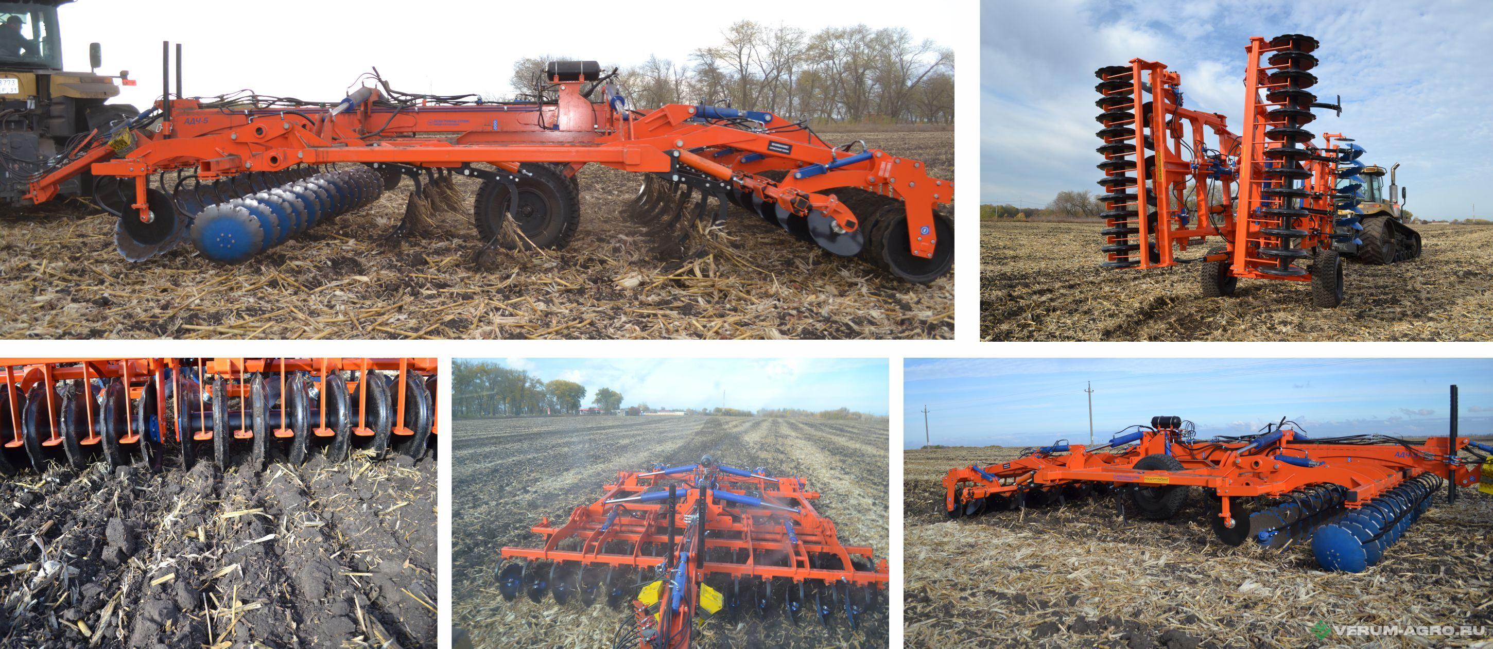 Бороны - БЕЛАГРОМАШ Агрегат диско-чизельный АДУ-5Ч
