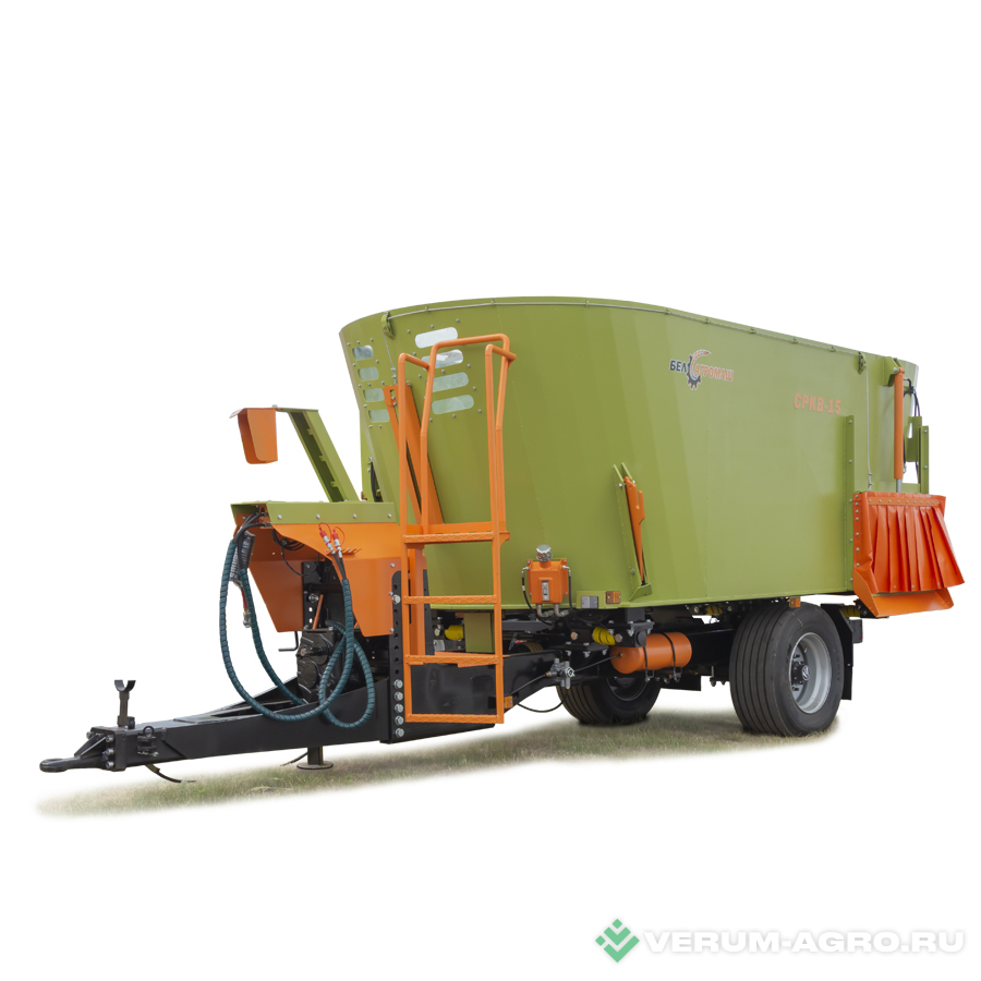 Кормораздатчики-смесители - БЕЛАГРОМАШ Кормораздатчик-смеситель СРКВ-15 с вертикальным шнеком