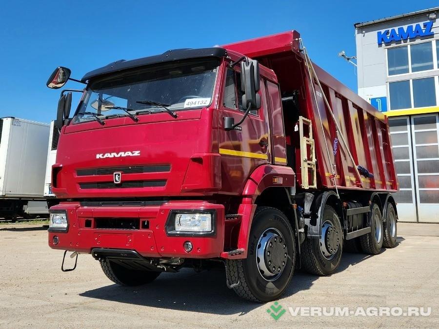 Грузовой автотранспорт - КАМАЗ 65201-7080-49 (8x4), самосвал г/п 32,5 т, 25 куб.м задние мосты 16 т HANDE, спальное место, подогрев