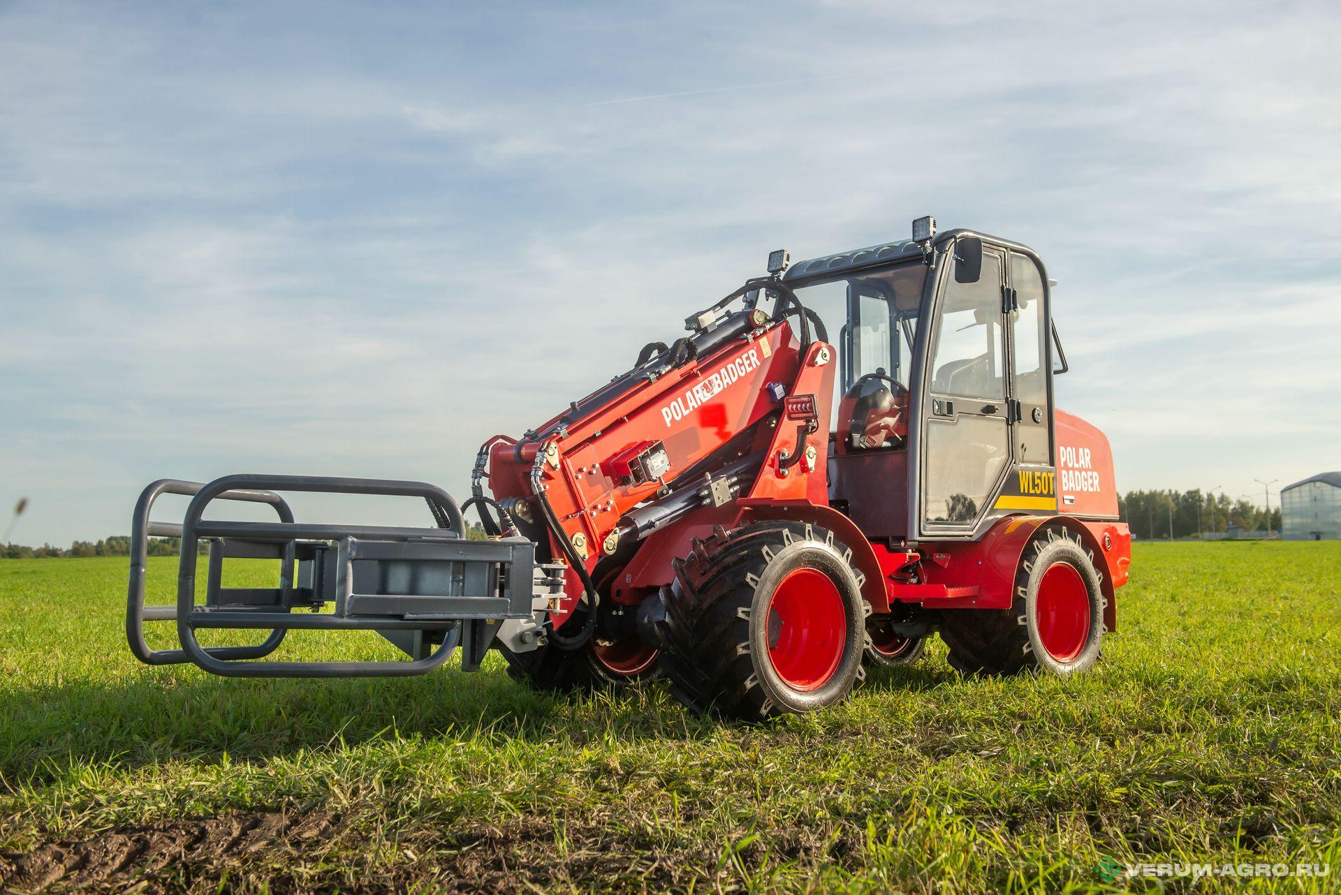 Телескопические погрузчики - POLAR BADGER WL50T 