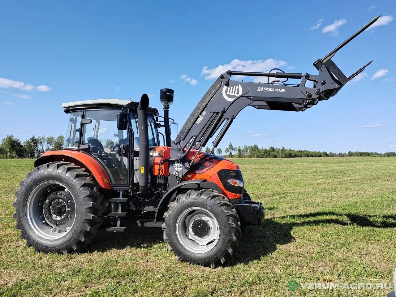 Колесные тракторы - FARMER FL1354 с погрузчиком, манипулятором, раб. органами 