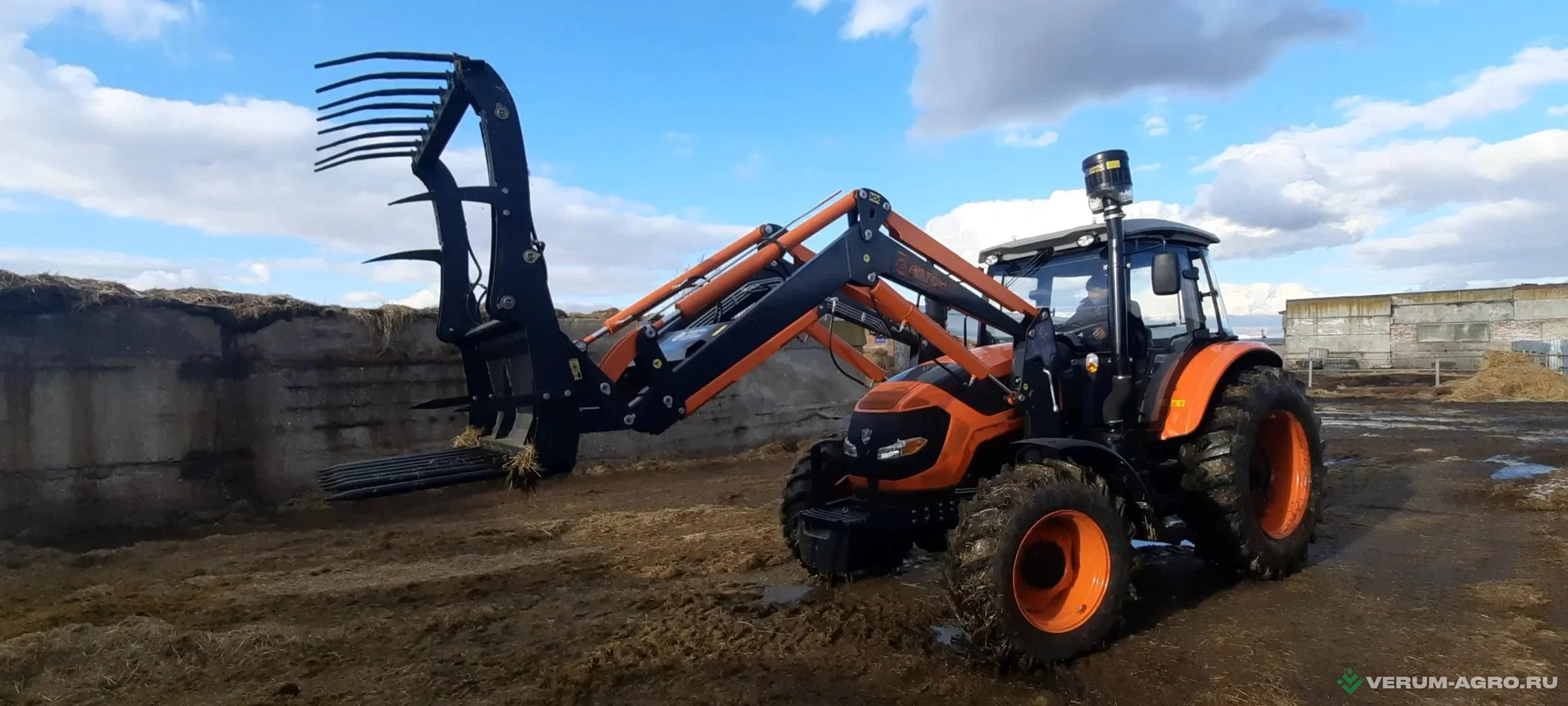 Колесные тракторы - FARMER FL1354 с погрузчиком, манипулятором, раб. органами 