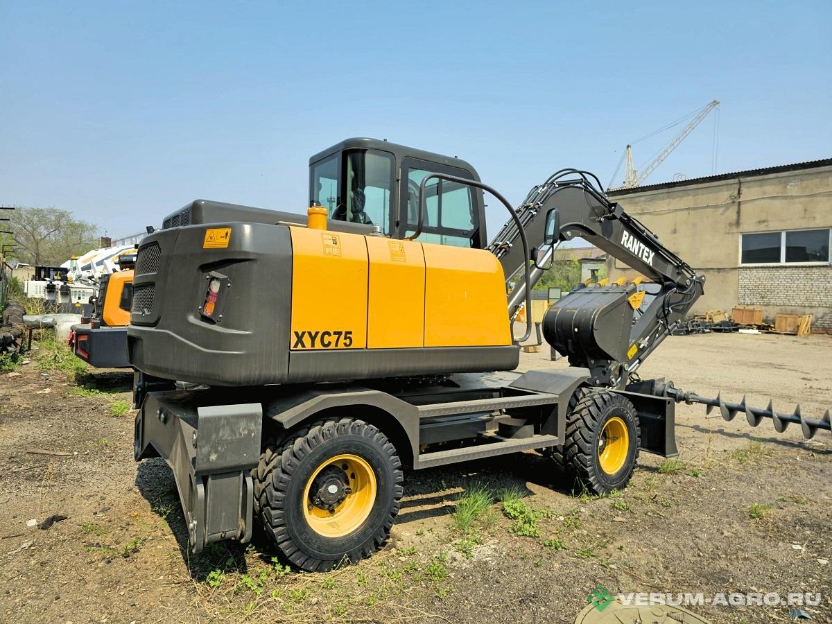 Экскаваторы - RANTEX XYC75 насосы, клапаны - KAWASAKI