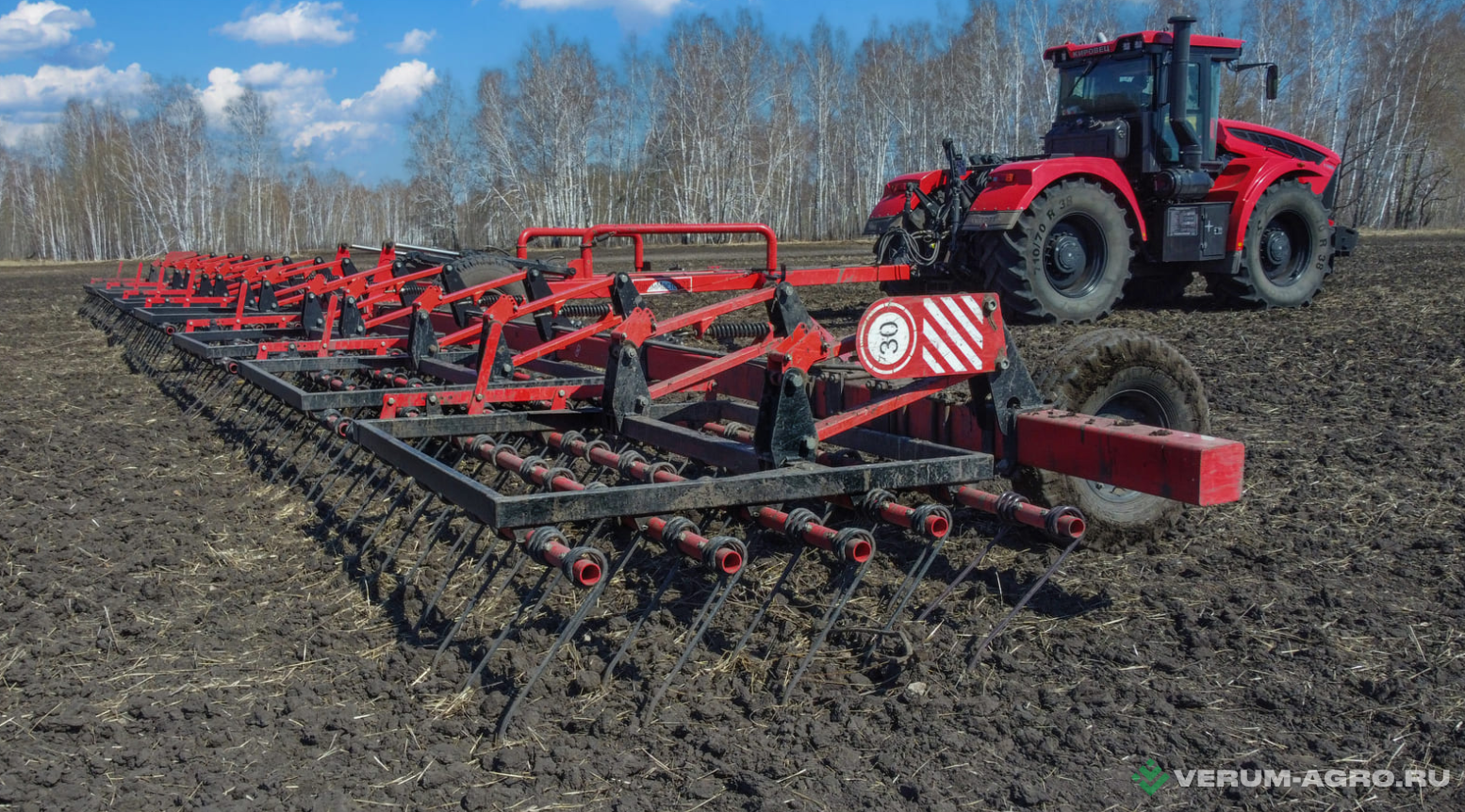 Бороны - ВИЛЛОК ФАРМ Борона тяжелая +средняя  пружинная СоломМастер-15 (+ сменные секции: 8 рядов, зуб 10 мм)