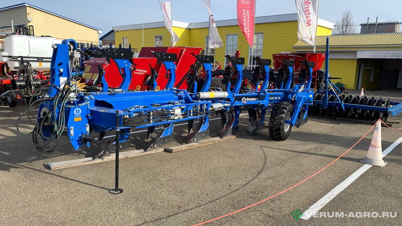 Плуги и глубокорыхлители - KONGSKILDE Плуг оборотный навесной OVERUM Vari Flex On-land 7980H Навесной, Он-Ленд, Защита рессорами 