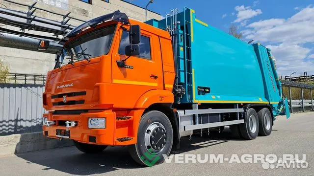 Коммунальные машины - АВТОКРАФТ мусоровоз 22 куба задняя загрузка АК-11