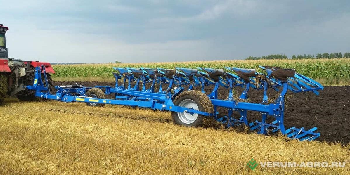 Плуги и глубокорыхлители - ГКЗ Плуг оборотный ППО-9 (8+1) On land без предплужников