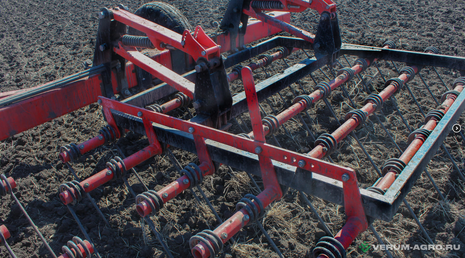 Бороны - ВИЛЛОК ФАРМ Борона тяжелая +средняя  пружинная СоломМастер-18 (+ сменные секции: 8 рядов, зуб 10 мм)