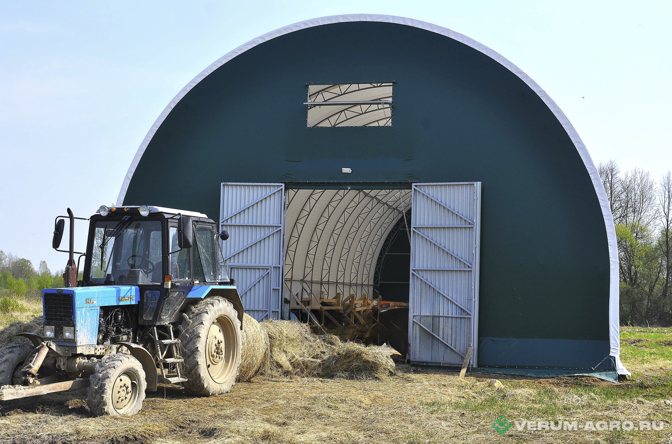 Быстровозводимые конструкции - АЛТАЙ-ТЕНТ Арочный ангар 