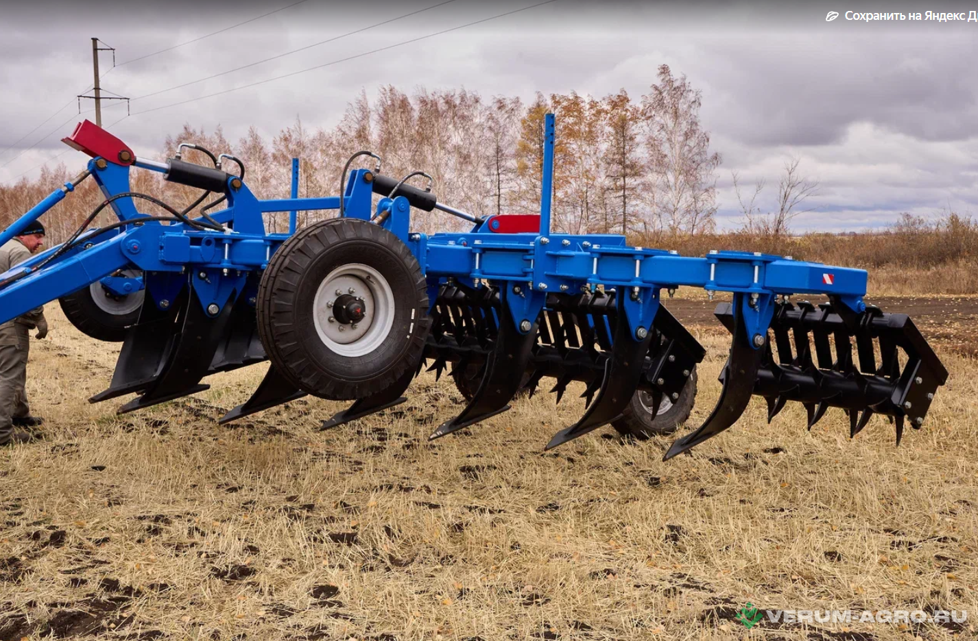 Плуги и глубокорыхлители - ДИБОР Плуг чизельный прицепной ПЧП-6 стойки  Белотта (параплау), с катком