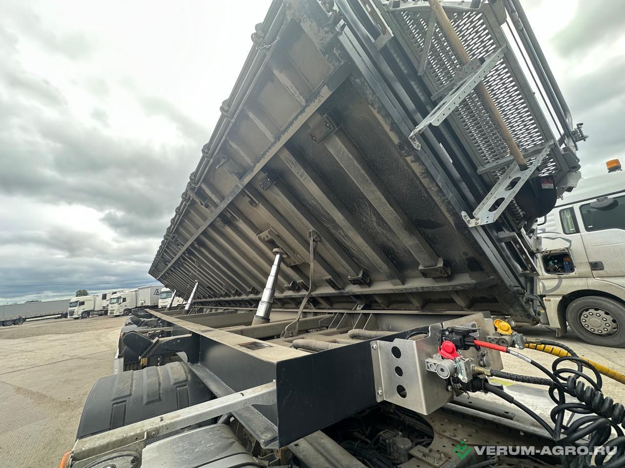 Полуприцепы - BONUM 914295-01 Самосвальный стальной 58м3, оси 3+1, задние распаш