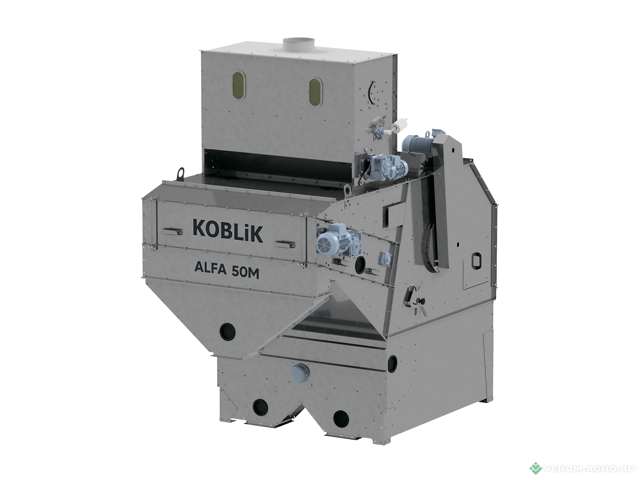 Зерноочистительное оборудование - KOBLiK Сепаратор предварительной очистки ALFA 50M 