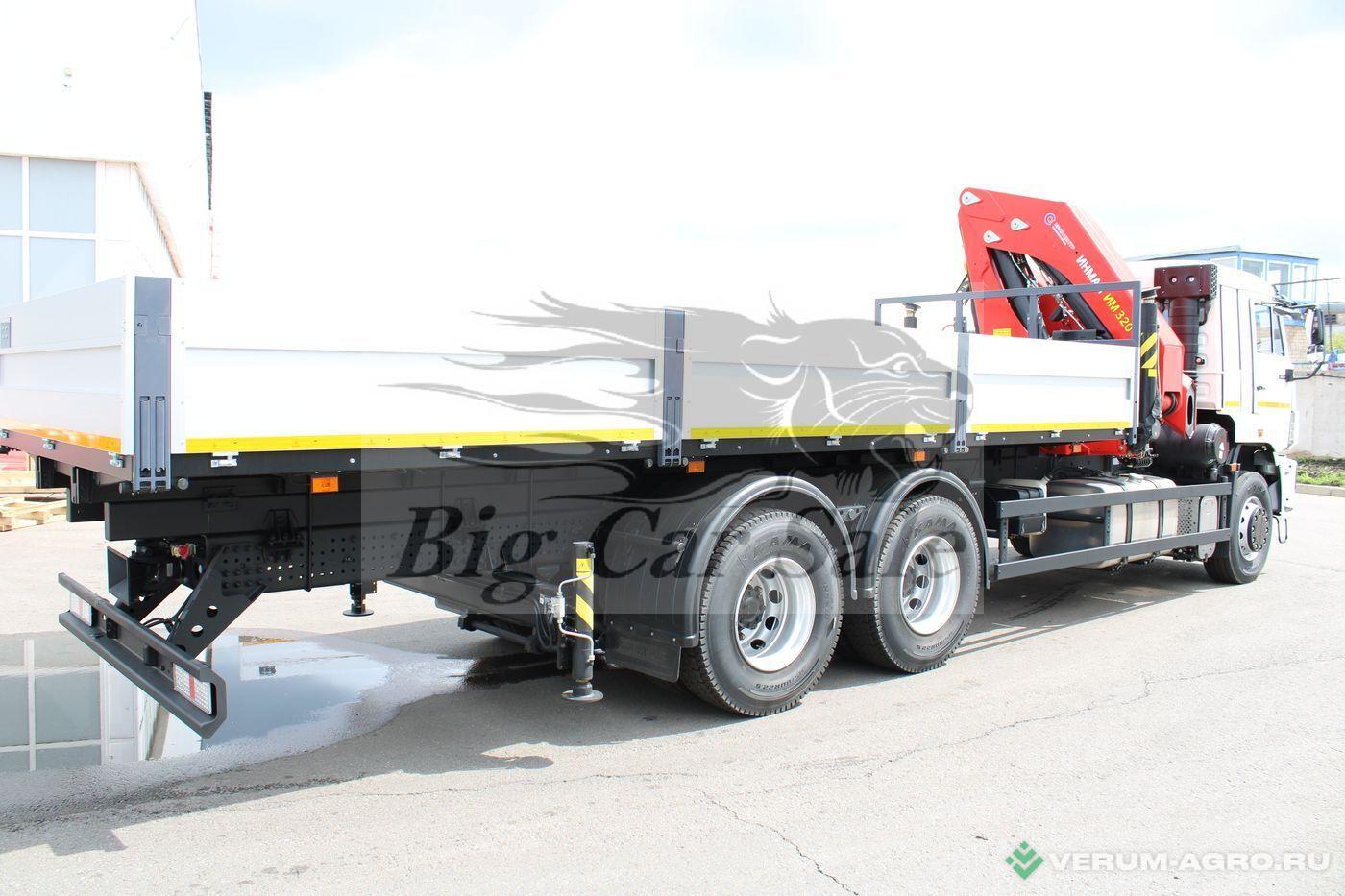 Грузовой автотранспорт - КАМАЗ Бортовой автомобиль 65117-104020-49 с КМУ ИМ-320 