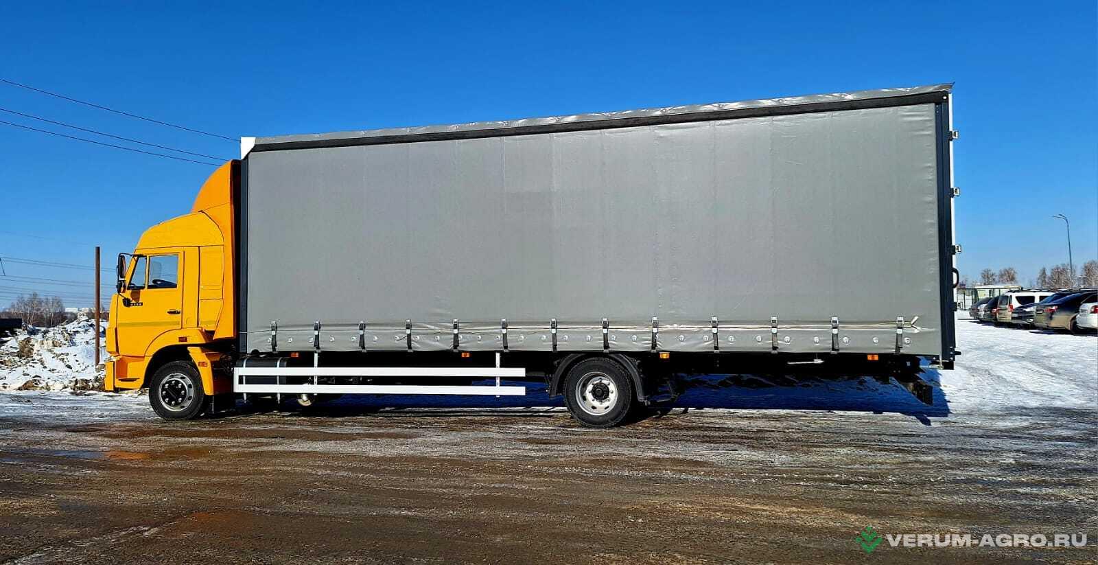 Грузовой автотранспорт - КАМАЗ 4308 Шторно-бортовой фургон (Еврофургон)