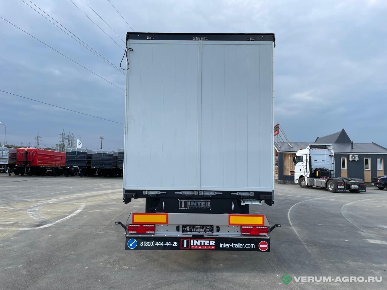 Полуприцепы - ИНТЕРПРИЦЕП 853330 ПОЛУПРИЦЕП ШТОРНЫЙ 16.5 м.