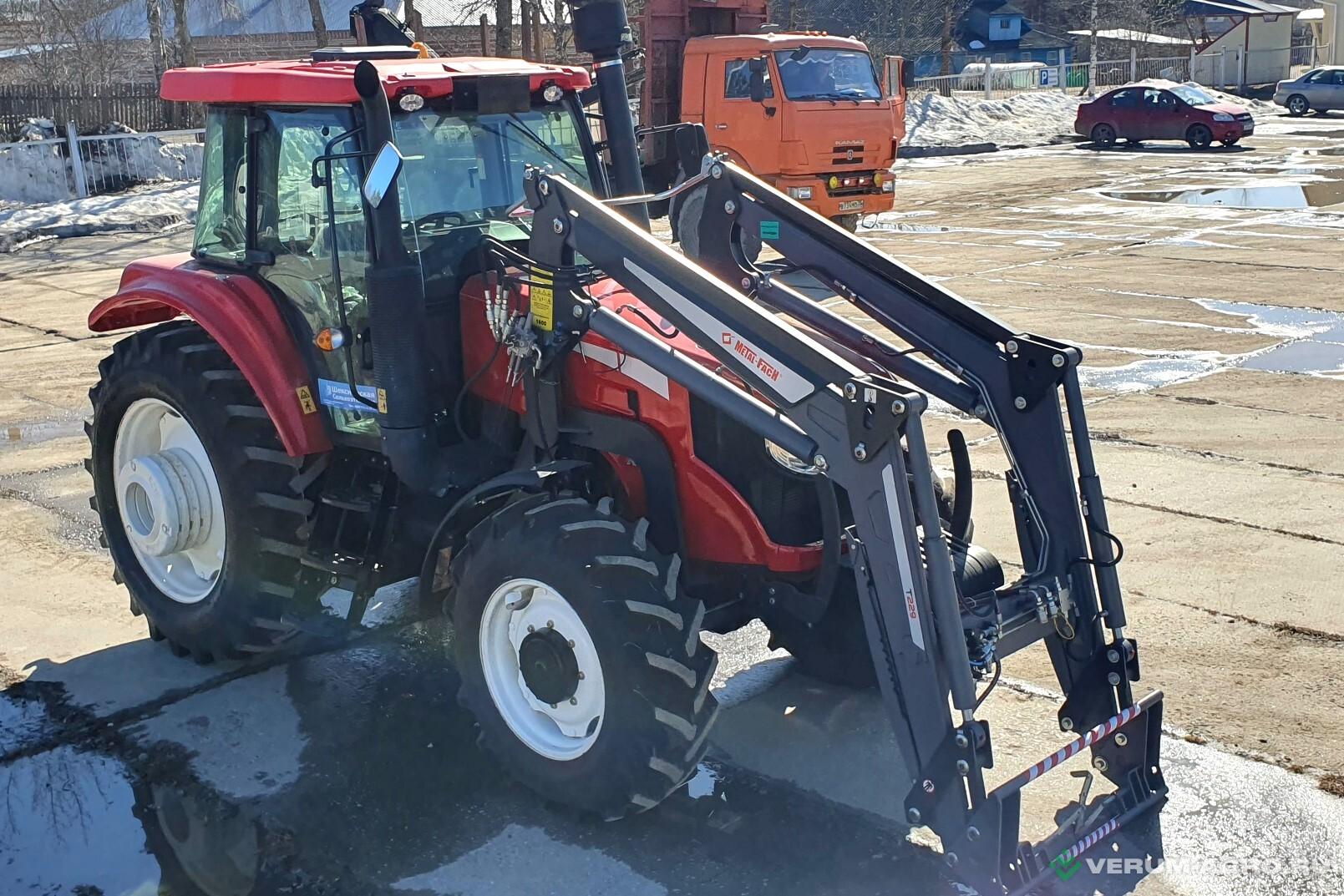 Колесные тракторы - YTO Х1304 с погрузчиком Metal-Fach T229 