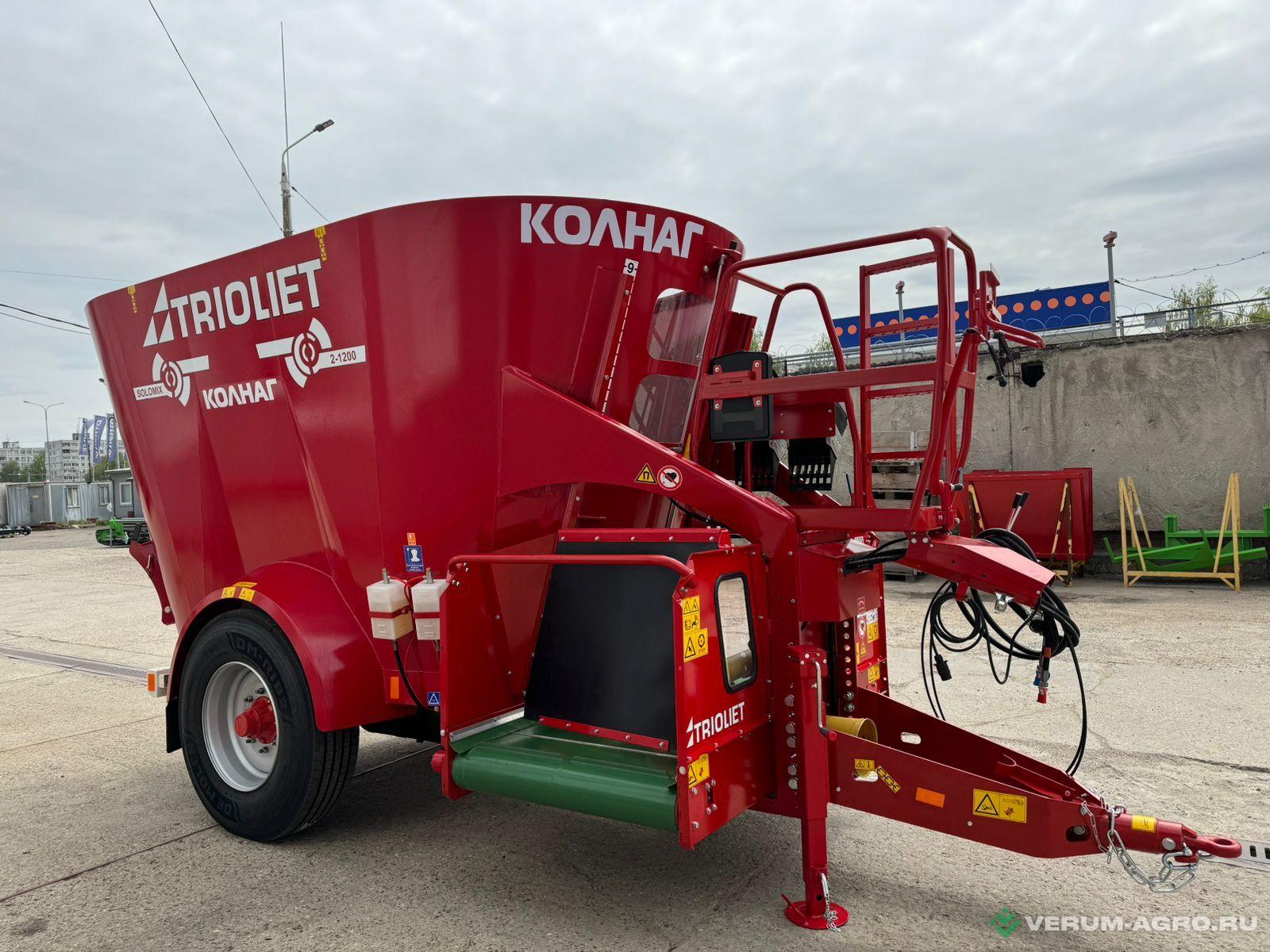Кормораздатчики-смесители - TRIOLIET Смеситель-кормораздатчик  Solomix 2 1200 ZK NE 
