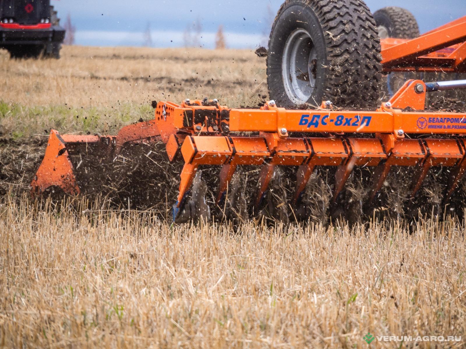 Бороны - БЕЛАГРОМАШ Борона дисковая складная  БДС-8х2П со сдвоенным катком