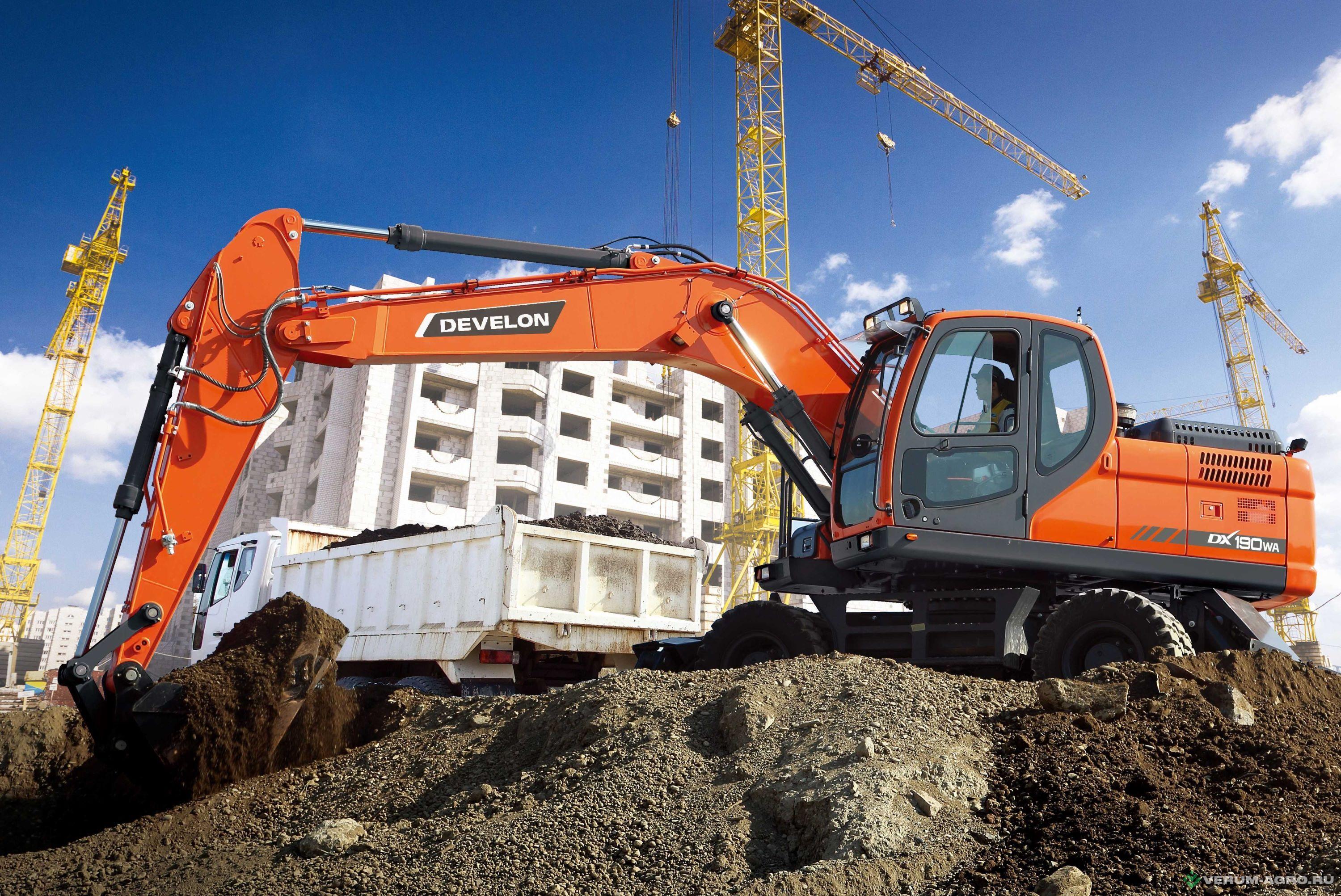 Экскаваторы - DEVELON DX190WA Колесный