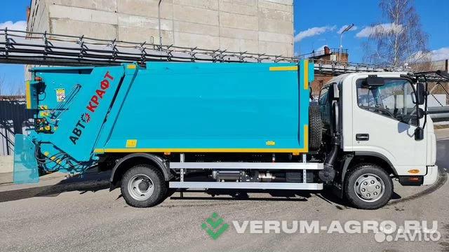 Коммунальные машины - АВТОКРАФТ мусоровоз 8 куб 