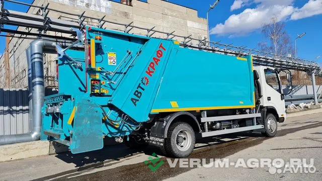 Коммунальные машины - АВТОКРАФТ мусоровоз 8 куб 