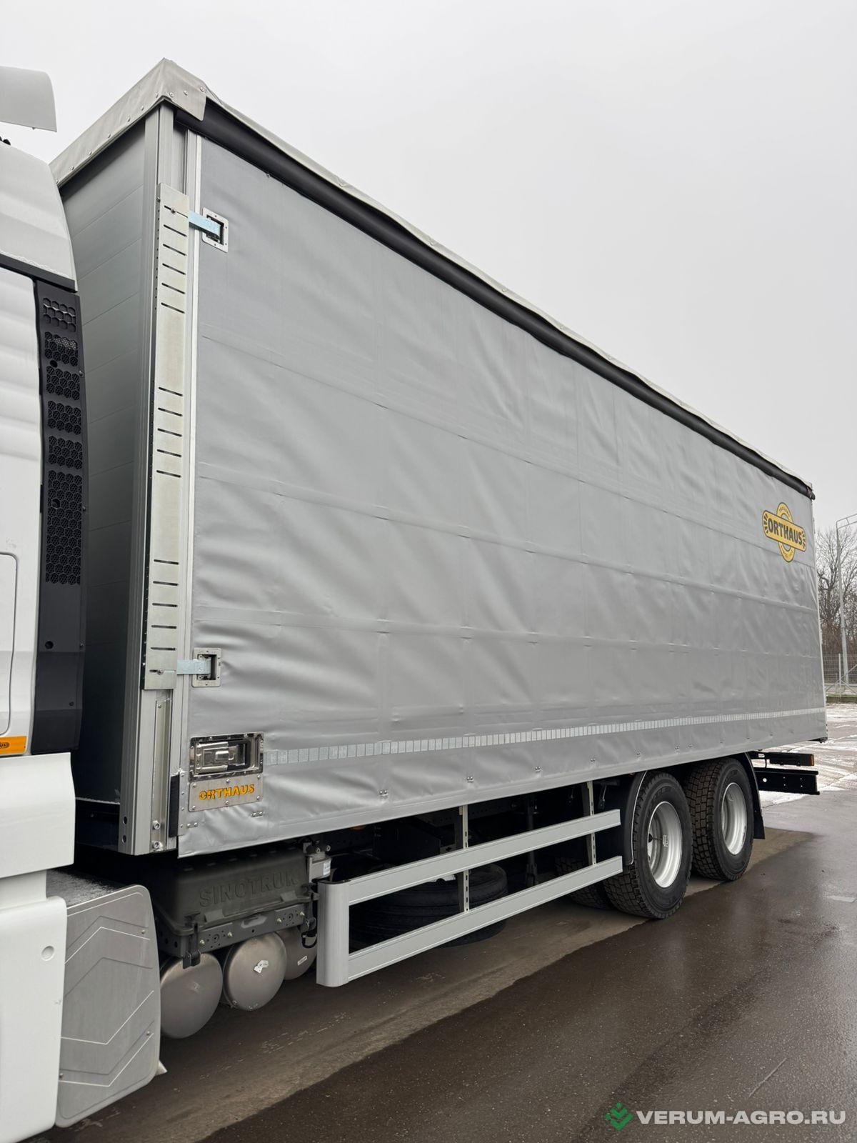 Грузовой автотранспорт - SITRAK C7H Бортовой с тентом, Шторник ORTHAUS PENTA WAVE (6х2