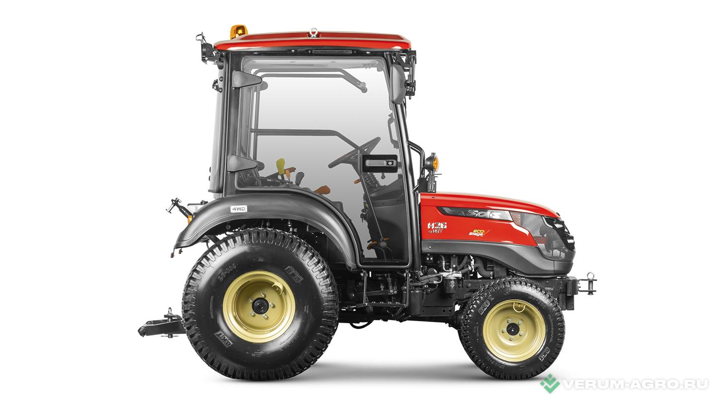 Колесные тракторы - SOLIS 26C Mit  4х4 HST Turf 