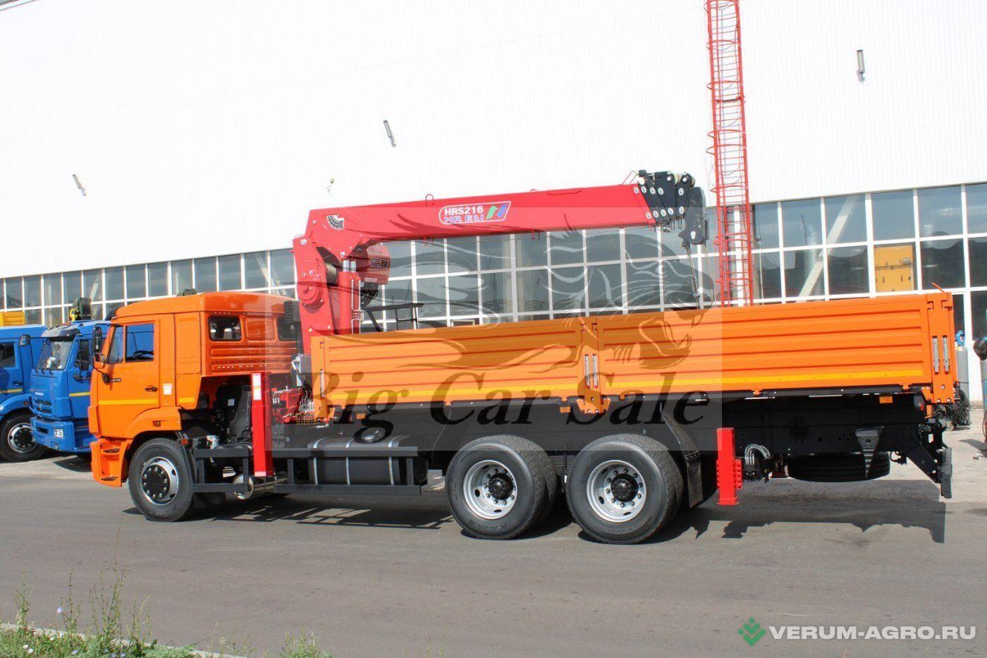 Грузовой автотранспорт - КАМАЗ Бортовой автомобиль 65115-3094-48(А5) с КМУ HorYong HRS-216